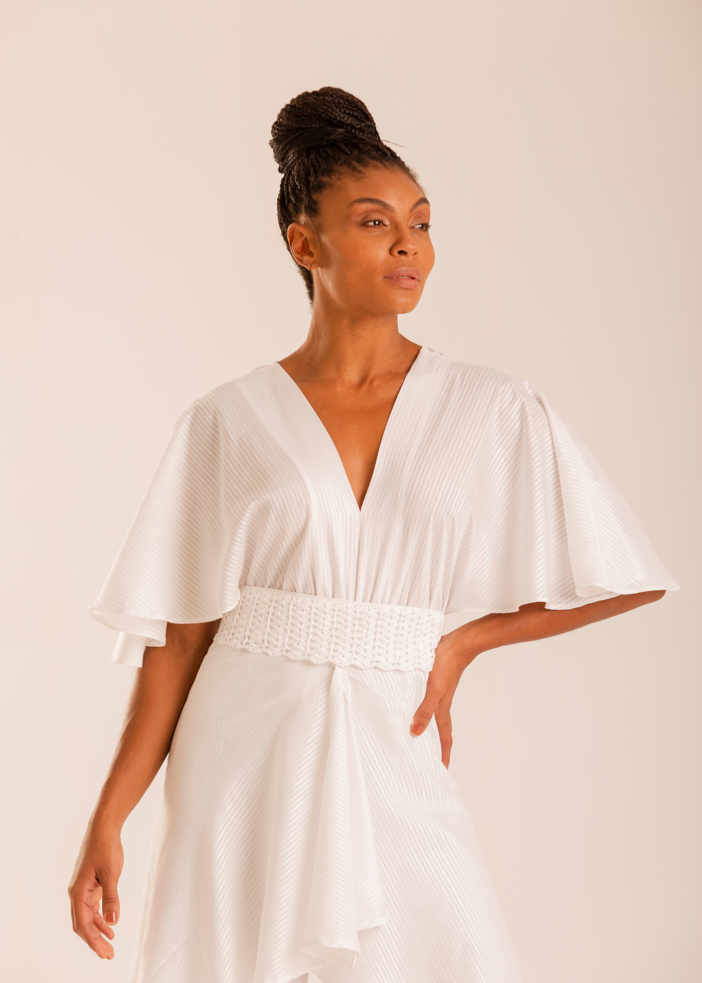 Macacão Branco Longo Paissandu - Sustentável