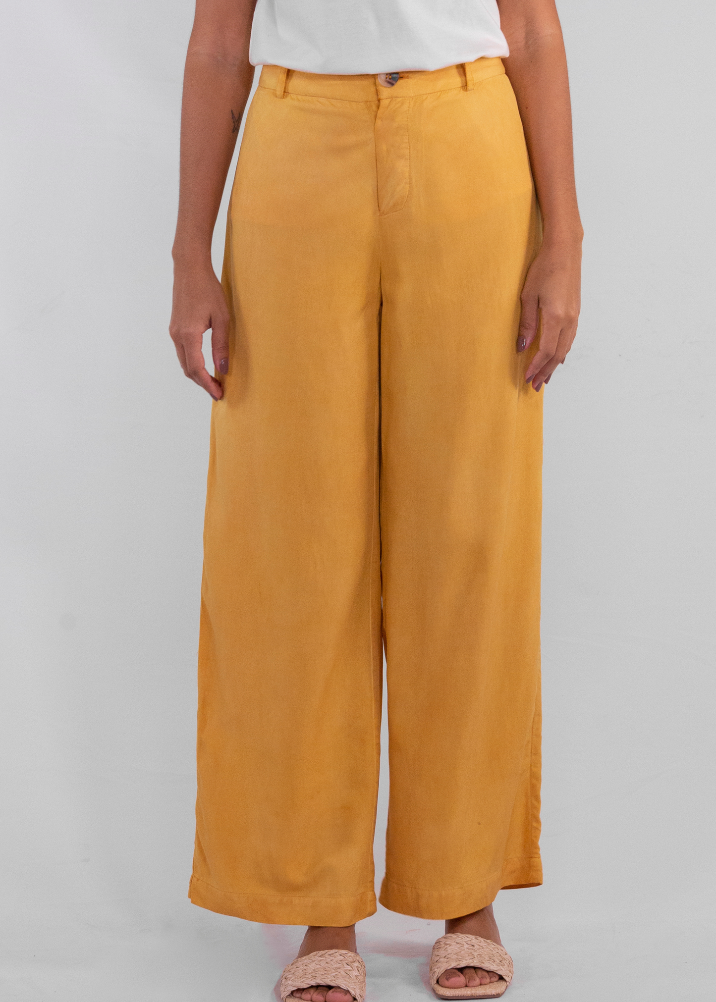 Calça Amarela Amariílis - Modal Sustentável