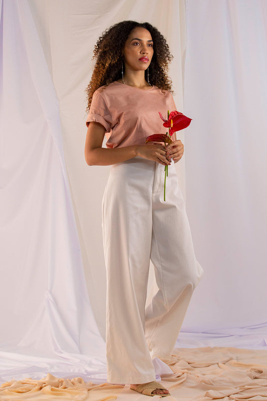 Calça Pantalona ‘Amarílis’ – Algodão Orgânico