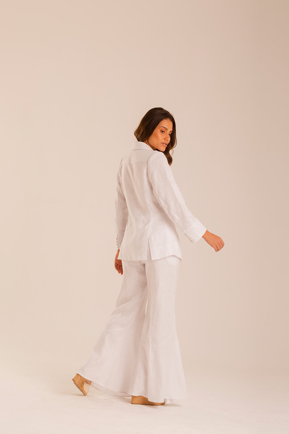 Blazer Branco Urca - Linho Orgânico