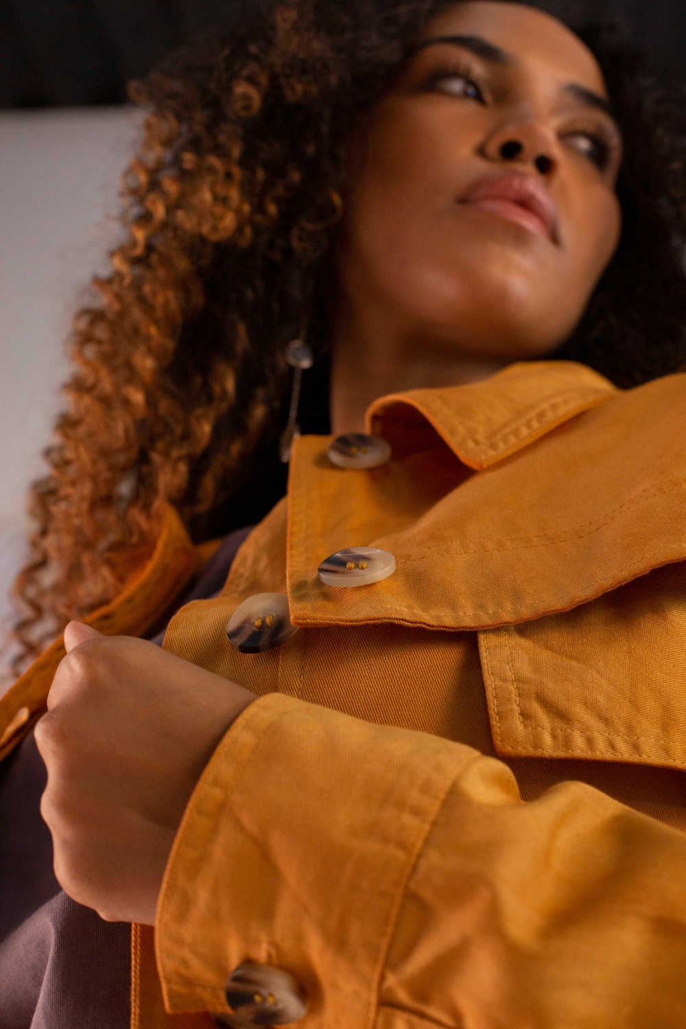 Parka ‘Jasmin’ Amarela– Algodão orgânico