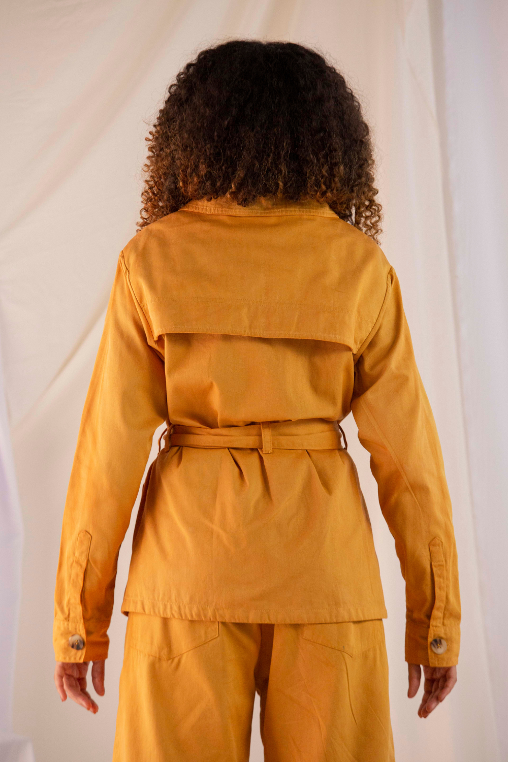 Parka ‘Jasmin’ Amarela– Algodão orgânico