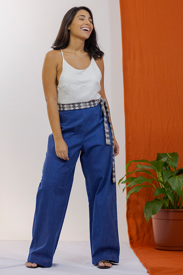 Calça Pantalona Rio Tapajós - Algodão Orgânico