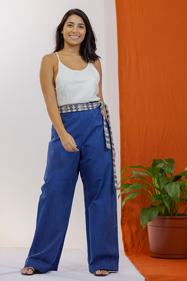 Calça Pantalona Rio Tapajós - Algodão Orgânico