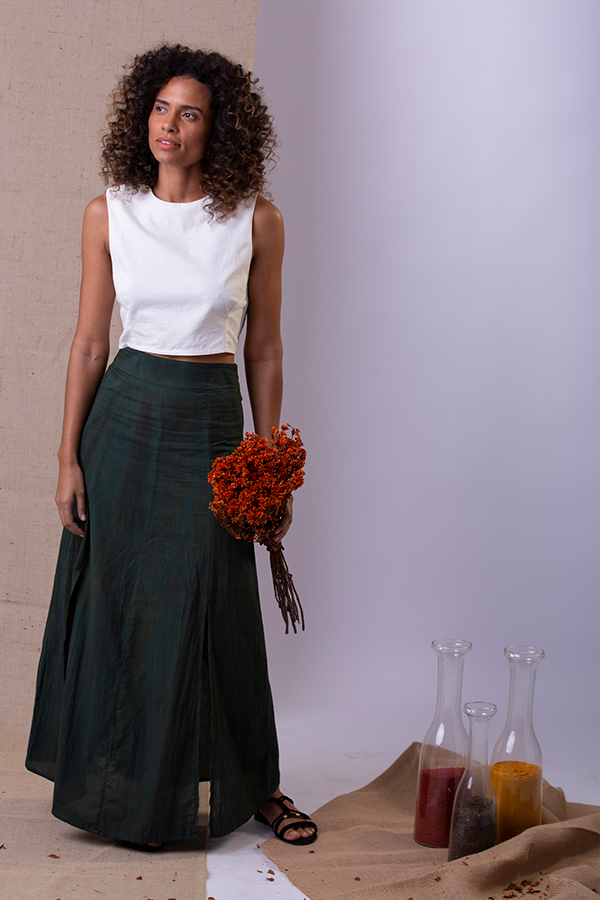 Saia longa Floresta Tapajós - Algodão Orgânico