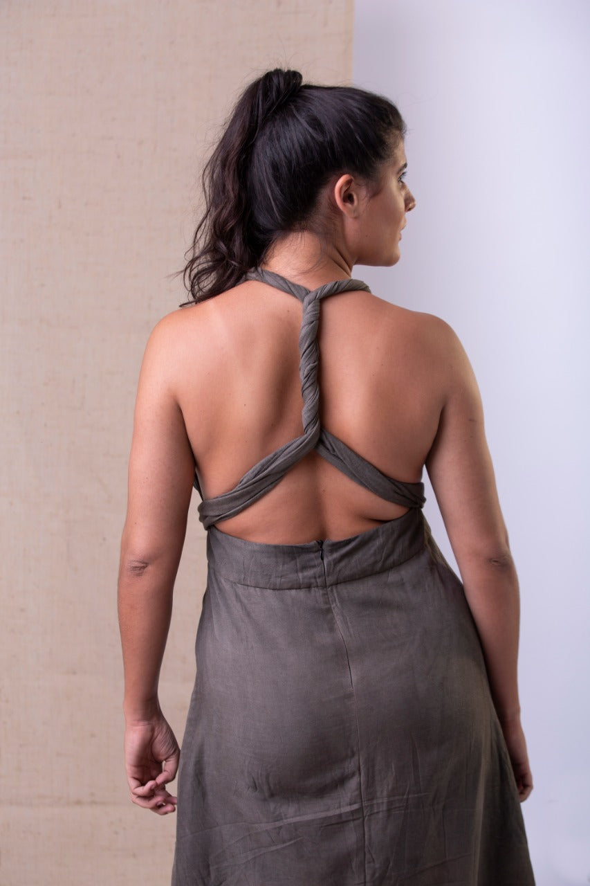 Vestido Jenipapo - Seda Sustentável