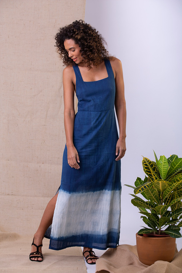 Vestido Rio Tapajós - Algodão Orgânico