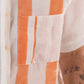 Camisa Agênero Pintada à mão com tinta natural - Linho Orgânico