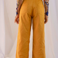 Calça Pantalona ‘Amarílis’ amarela – Algodão Orgânico